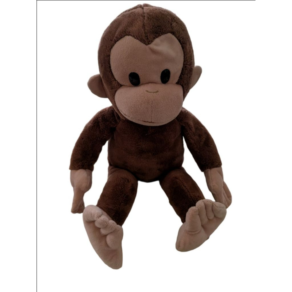 Baby Curious George Brown Beige Stuffed Animal One Size